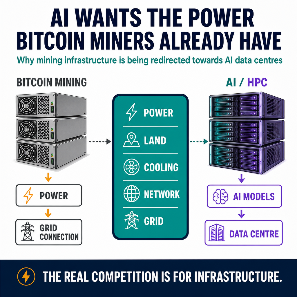 AI Is Starting to Outbid Bitcoin for Data-Centre Power