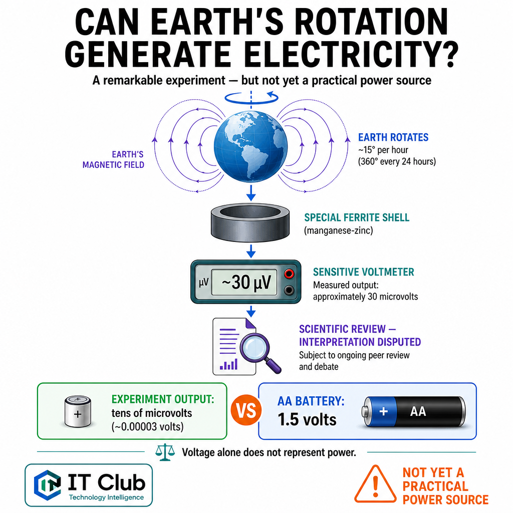 Can We Really Generate Electricity from Earth's Rotation?