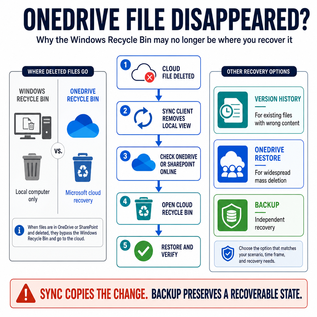 Deleted a OneDrive File? Where You Need to Look for It Now