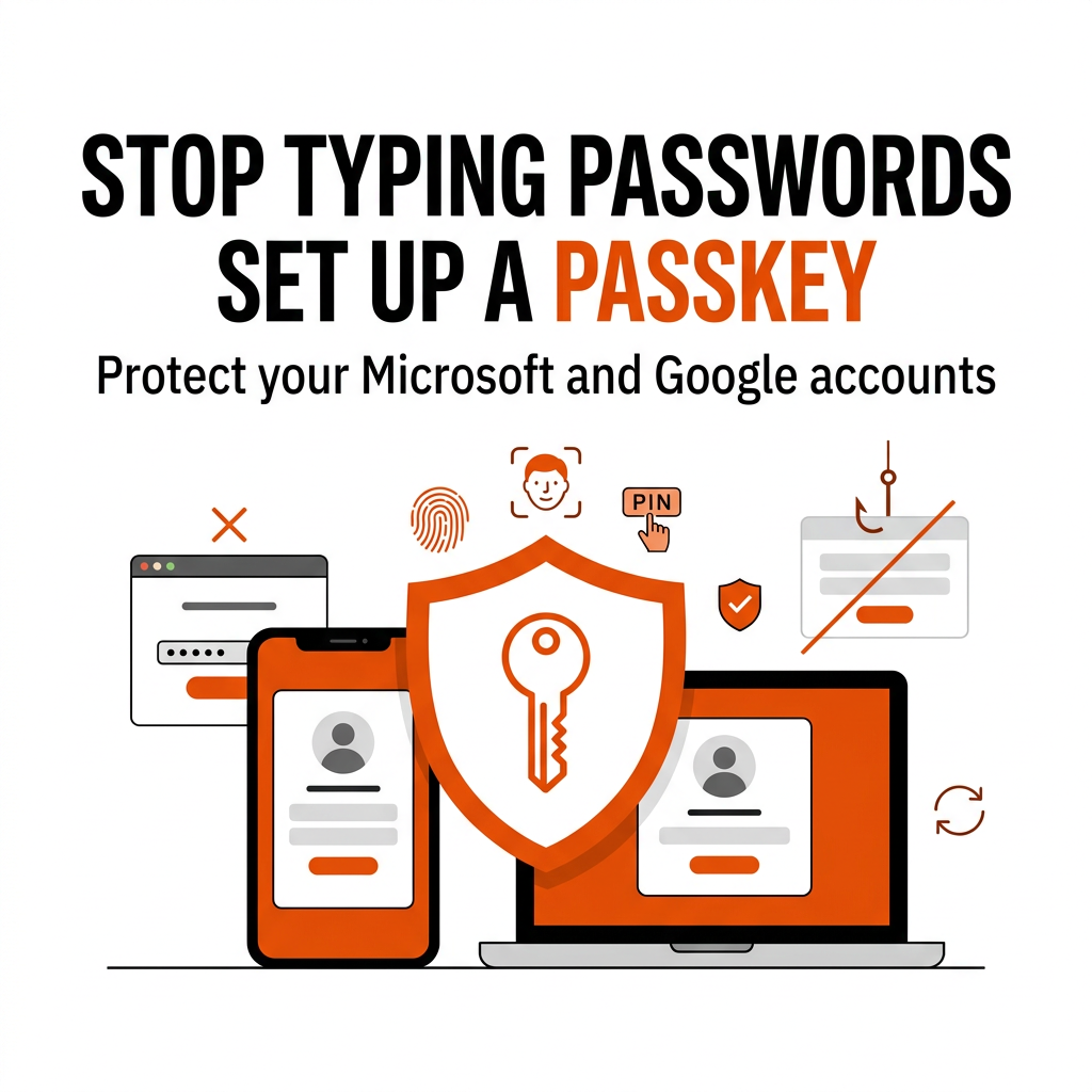Passkeys: How to Protect Your Microsoft and Google Accounts