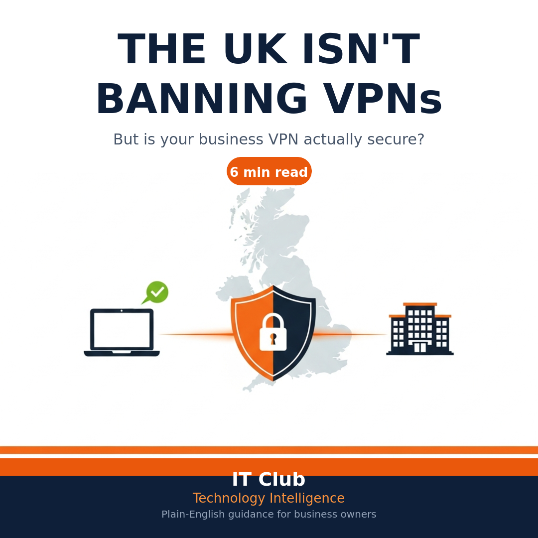 The UK Isn’t Banning VPNs — But Is Yours Fit for Business?